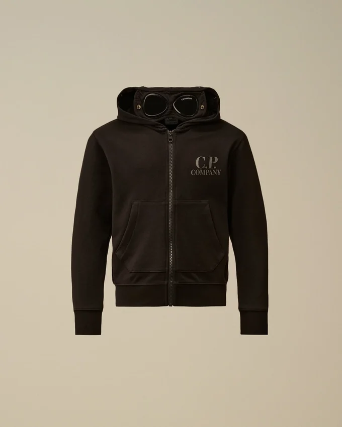 Sweatshirt à capuche « Goggle » U16 en polaire Diagonal