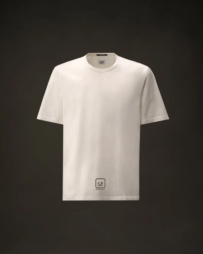 T-shirt graphique à manches courtes en jersey mercerisé de la Metropolis Series