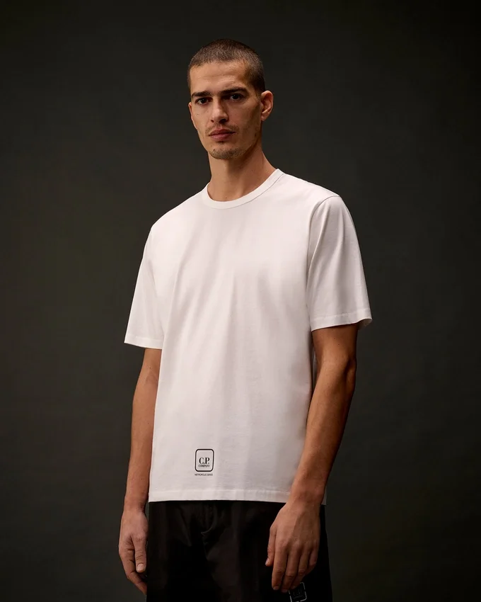 T-shirt graphique à manches courtes en jersey mercerisé de la Metropolis Series