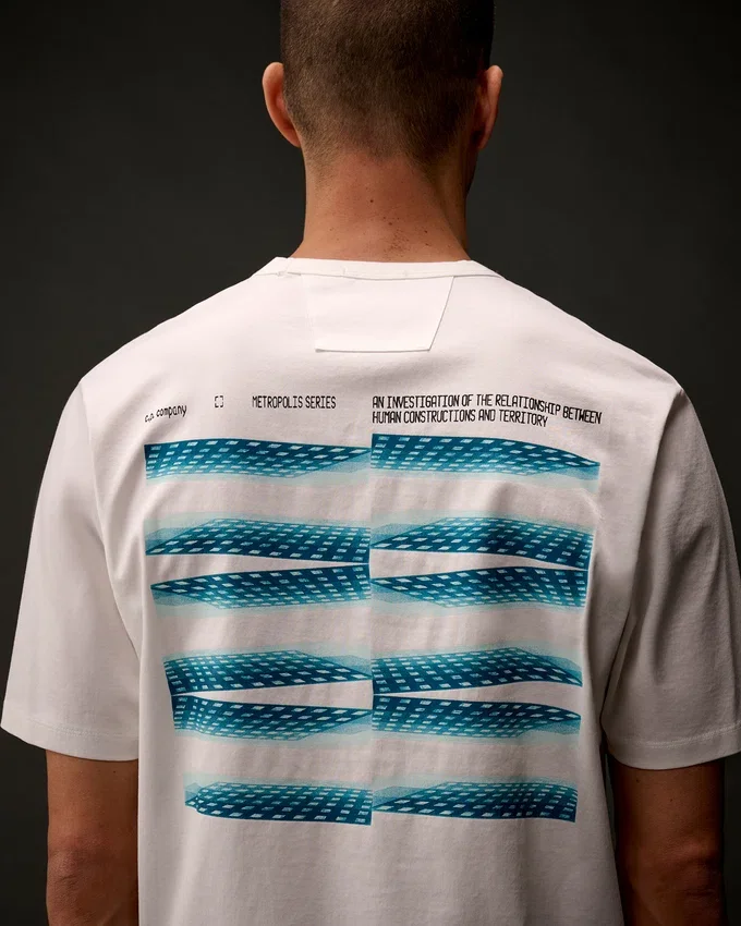 T-shirt graphique à manches courtes en jersey mercerisé de la Metropolis Series