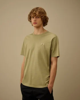 T-shirt à manches courtes avec écusson en jersey mercerisé 70/2 Gasato