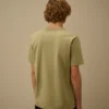 T-shirt à manches courtes avec écusson en jersey mercerisé 70/2 Gasato