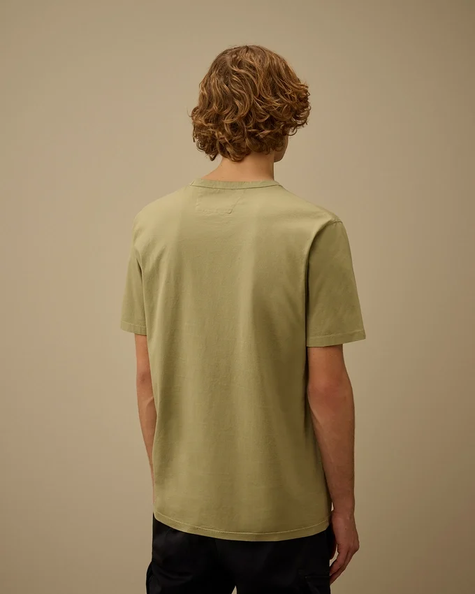 T-shirt à manches courtes avec écusson en jersey mercerisé 70/2 Gasato