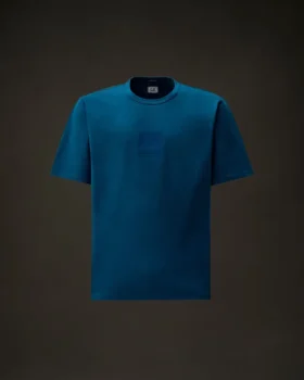T-shirt à manches courtes en jersey mercerisé de la collection Metropolis Series avec écusson caoutchouté