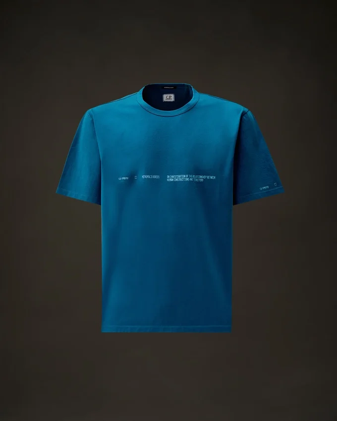 T-shirt à manches courtes en jersey mercerisé de la Metropolis Series