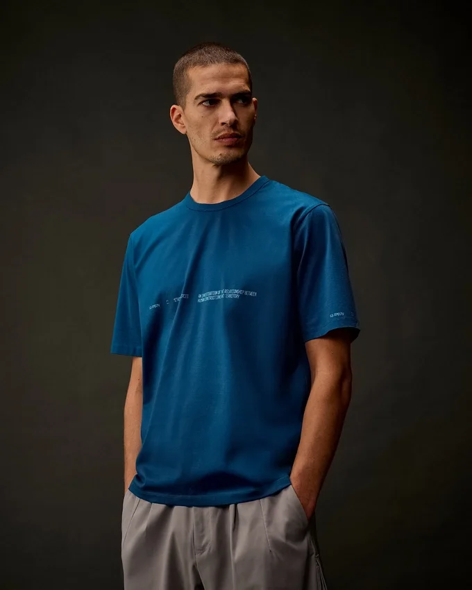 T-shirt à manches courtes en jersey mercerisé de la Metropolis Series