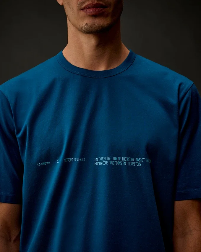 T-shirt à manches courtes en jersey mercerisé de la Metropolis Series