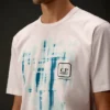 T-shirt à manches courtes en jersey mercerisé de la Metropolis Series avec logo graphique
