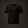 T-shirt à manches courtes en jersey mercerisé de la Metropolis Series avec logo sur la poitrine