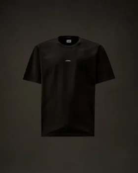 T-shirt à manches courtes en jersey mercerisé de la Metropolis Series avec logo sur la poitrine