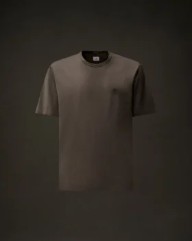 T-shirt à manches courtes en jersey mercerisé de la Metropolis Series avec logo sur la poitrine