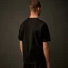 T-shirt à manches courtes en jersey mercerisé de la Metropolis Series avec logo sur la poitrine