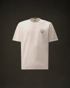 T-shirt à manches courtes en jersey mercerisé de la Metropolis Series avec motif imprimé