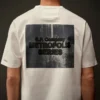 T-shirt à manches courtes en jersey mercerisé de la Metropolis Series avec motif imprimé