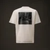 T-shirt à manches courtes en jersey mercerisé de la Metropolis Series avec motif imprimé