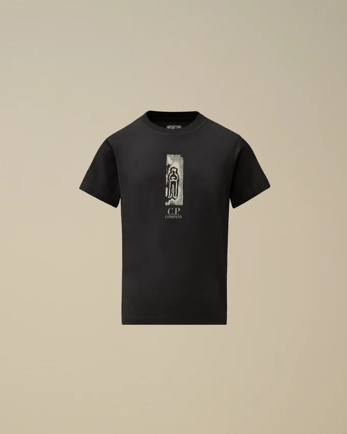 T-shirt à manches courtes U16 en jersey de coton 30/1 avec motif marin britannique