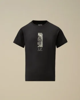 T-shirt à manches courtes U16 en jersey de coton 30/1 avec motif marin britannique