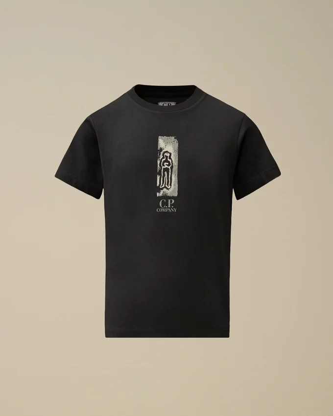 T-shirt à manches courtes U16 en jersey de coton 30/1 avec motif marin britannique