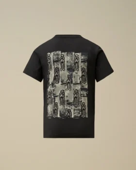 T-shirt à manches courtes U16 en jersey de coton 30/1 avec motif marin britannique