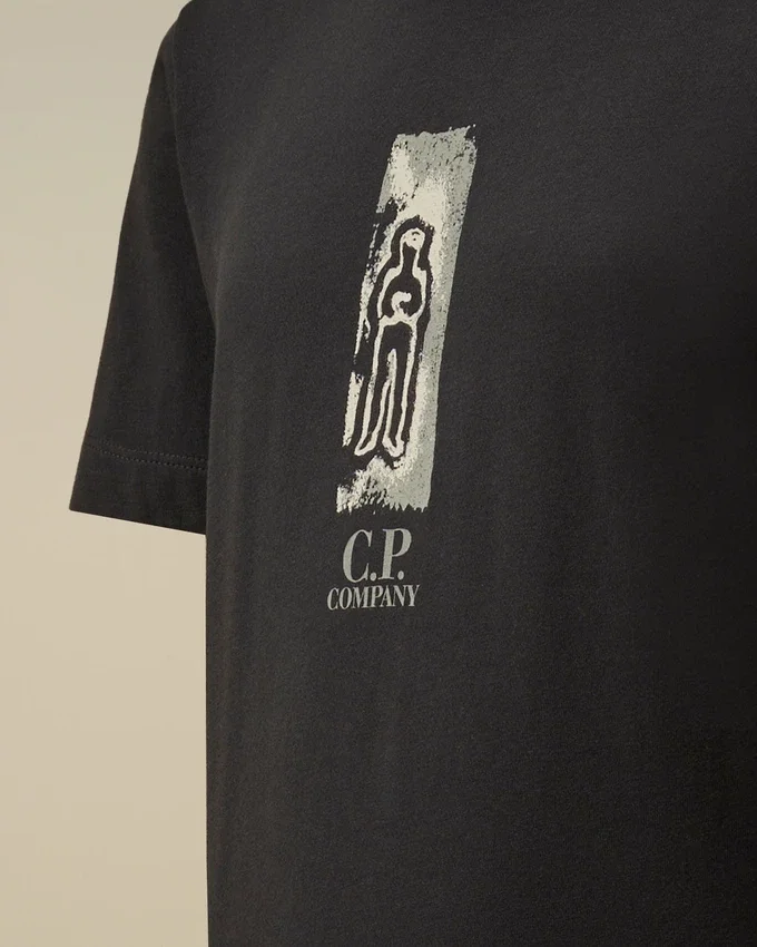T-shirt à manches courtes U16 en jersey de coton 30/1 avec motif marin britannique