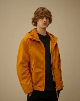 Veste à capuche en twill avec lunettes