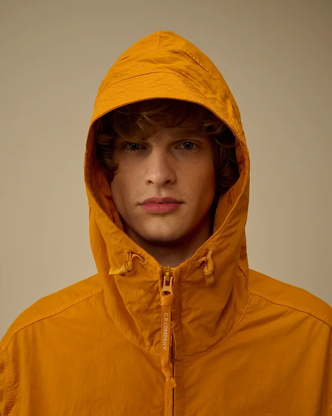 Veste à capuche en twill avec lunettes