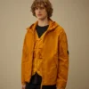 Veste à capuche en twill avec lunettes