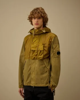 Veste à capuche « Lens » en Flatt Nylon mélangé