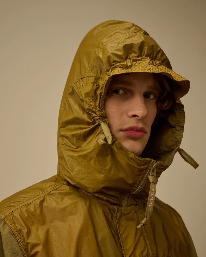 Veste à capuche « Lens » en Flatt Nylon mélangé
