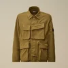 Veste en sergé avec fermeture à glissière pour les lunettes de soleil