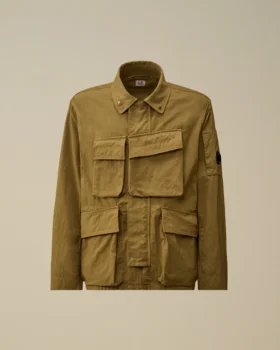 Veste en sergé avec fermeture à glissière pour les lunettes de soleil