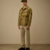 Veste en sergé avec fermeture à glissière pour les lunettes de soleil