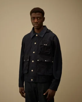 Veste Goggle Jacket en 50 Fili Indigo